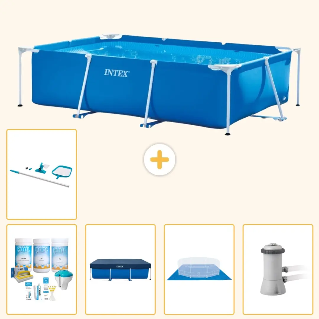 Intex Frame Zwembad 300x200x75cm Blauw