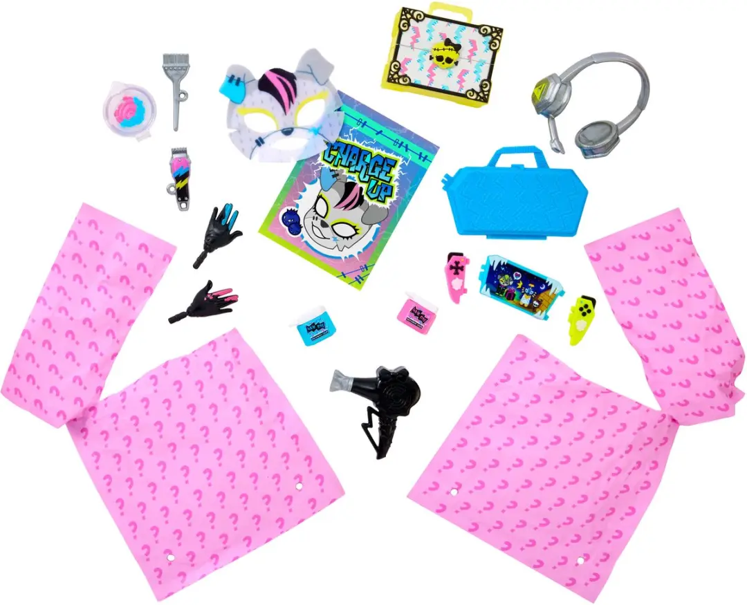 Mattel Monster High Cleo de Nile Poppen - MATTJMG73 - Multicolor - afbeelding 6 van 6
