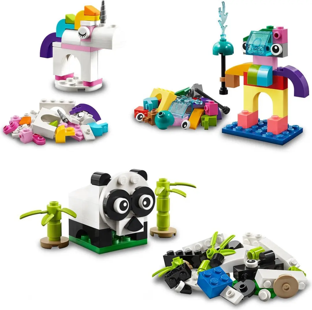 LEGO Classic Stenen en Dieren 11011 - 1500 Stukken - Multikleur - afbeelding 6 van 6