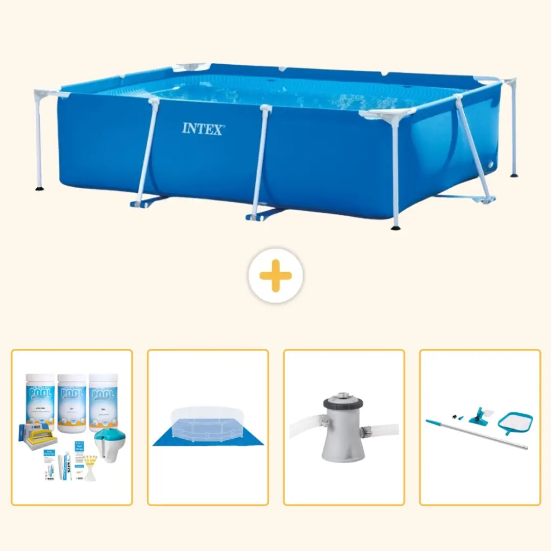 Intex Rechthoekig Frame Zwembad 220x150x60cm