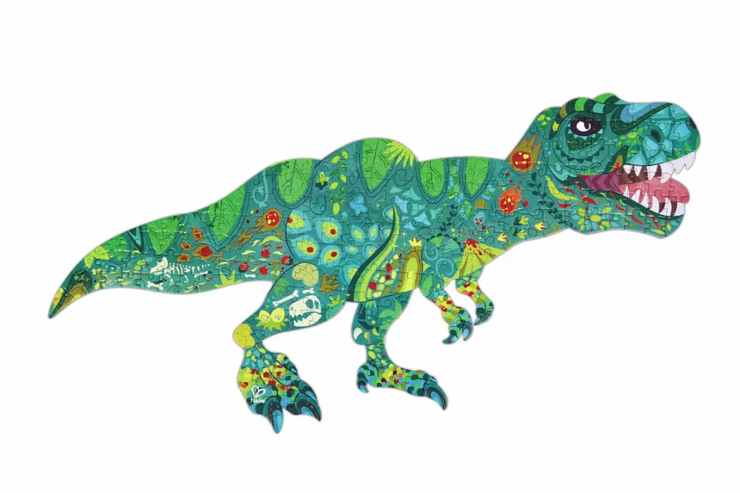 Hape Dinosaurus Shimmer Vloerpuzzel T-Rex E1667