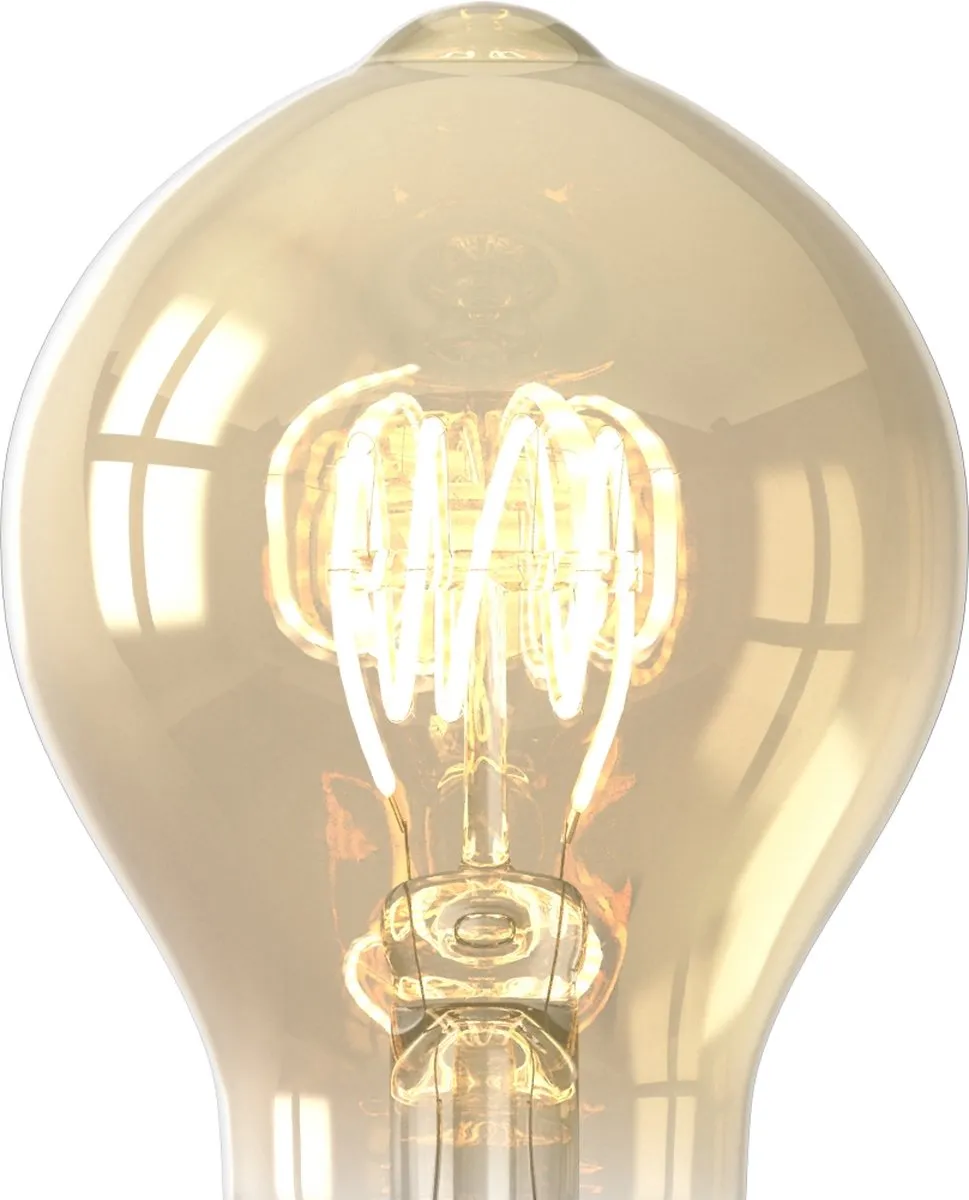 Calex E27 Goud Glas Lichtbron - Warm wit