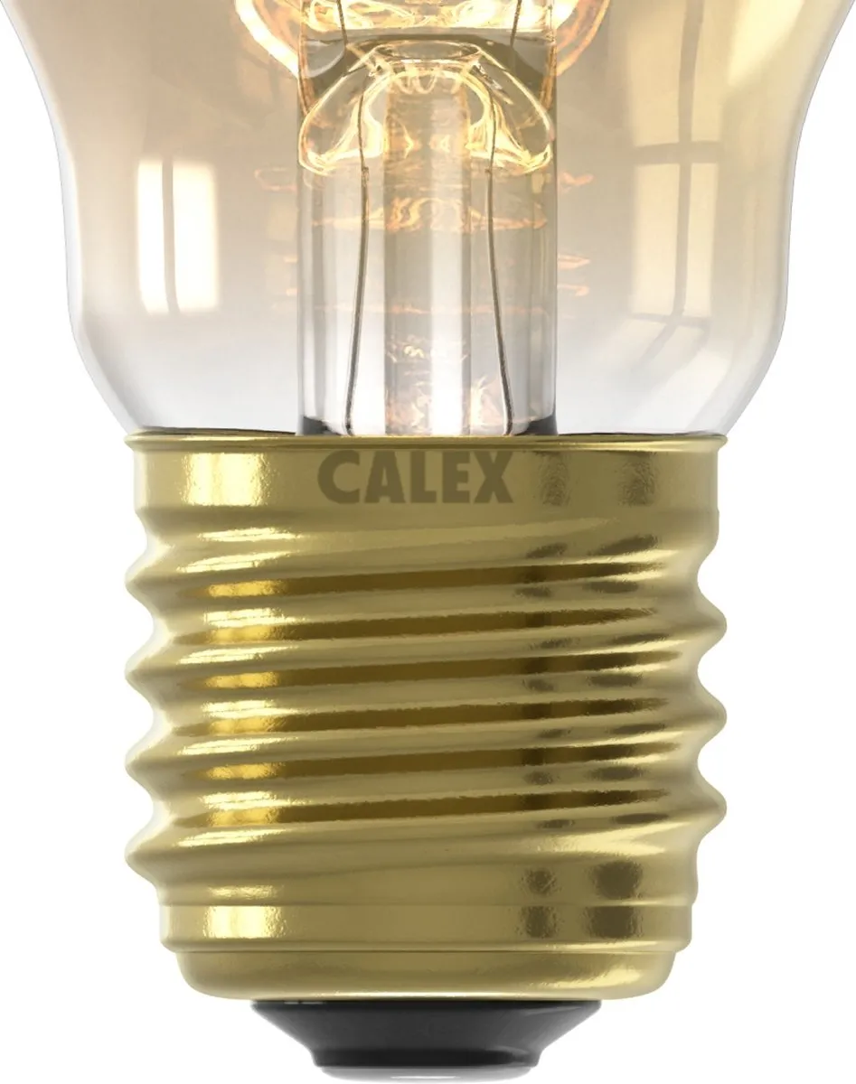 Calex E27 Goud Glas Lichtbron - Warm wit