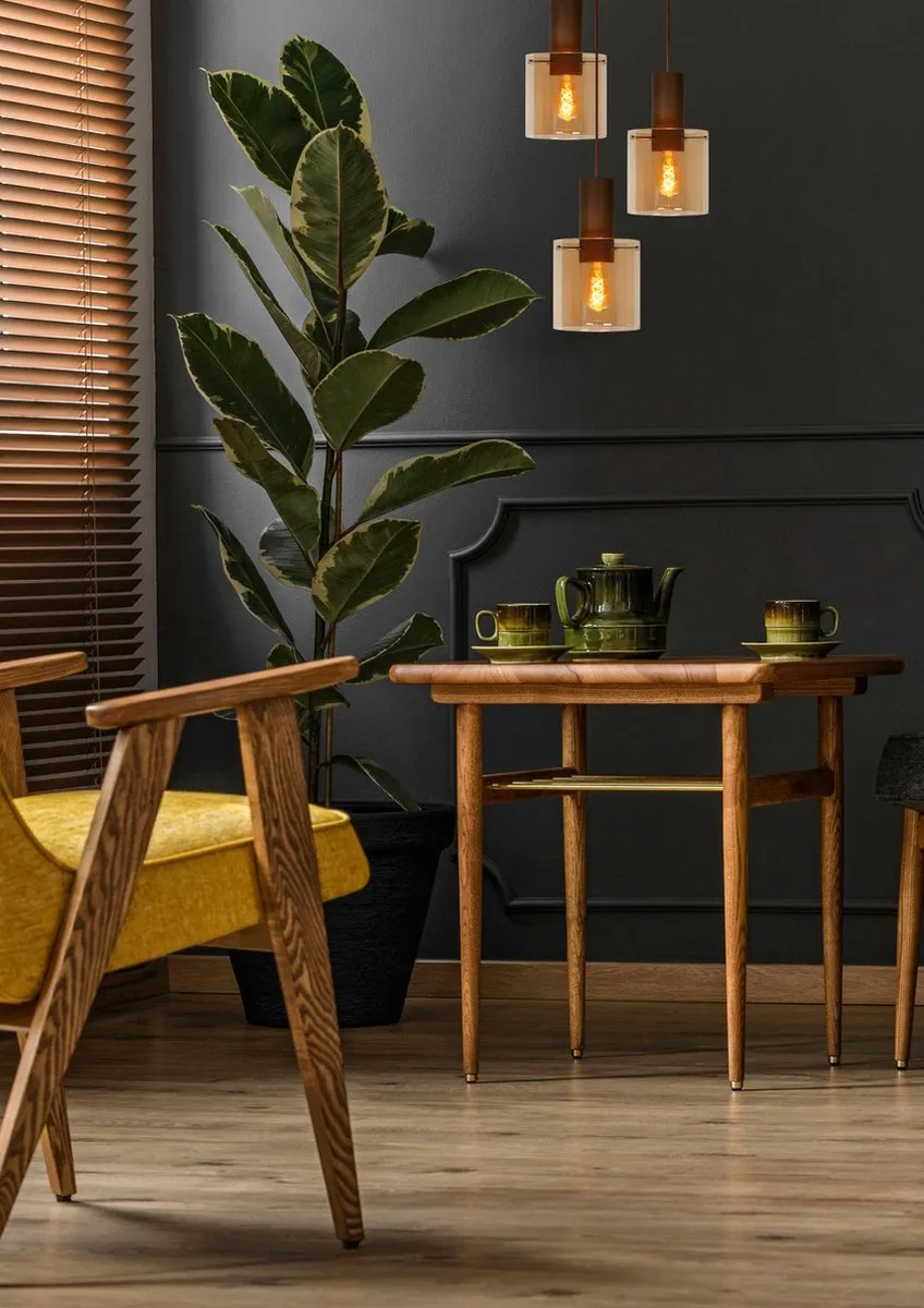 Lucide Toledo Hanglamp 3xE27 - Amber
