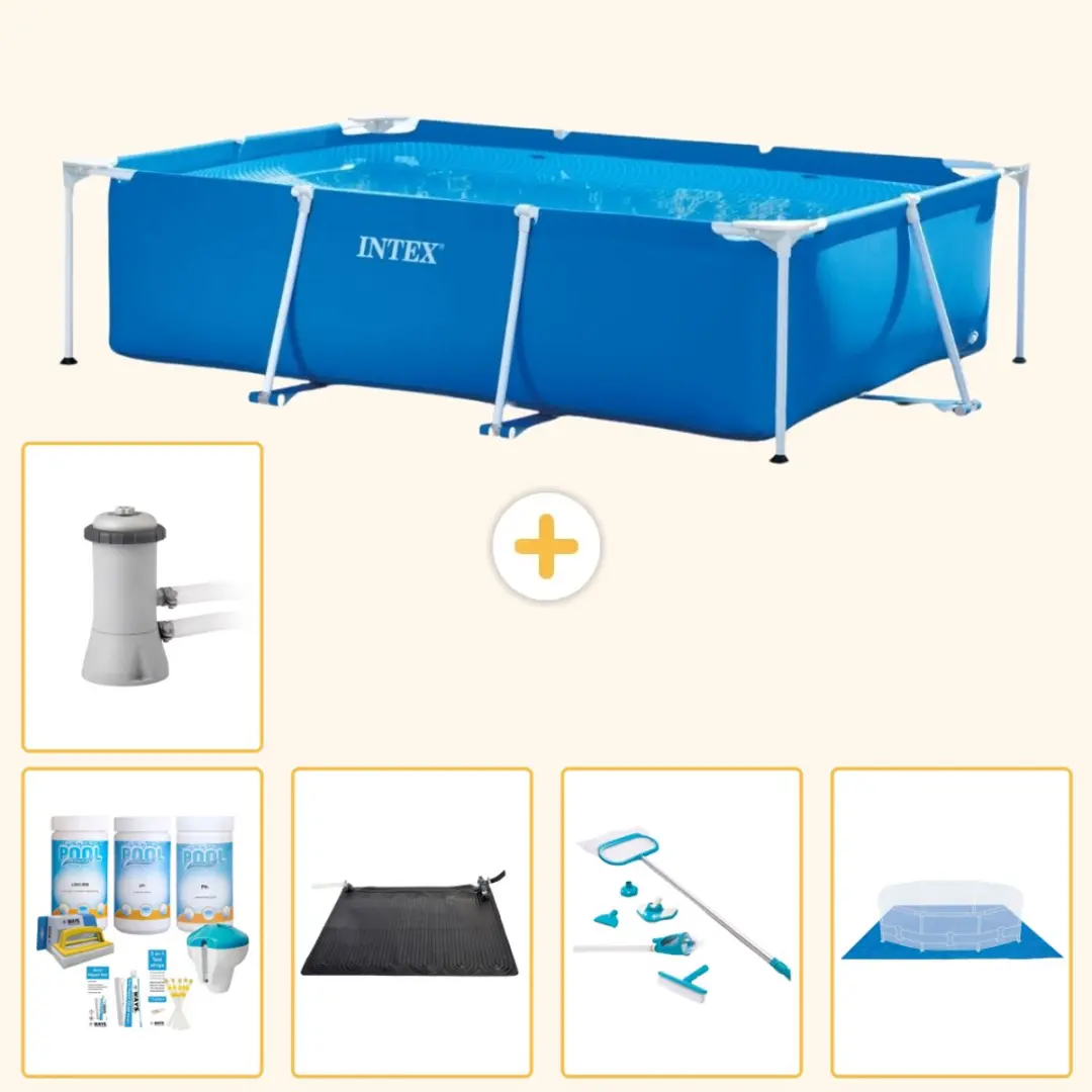 Intex Rechthoekig Frame Zwembad 300x200x75cm