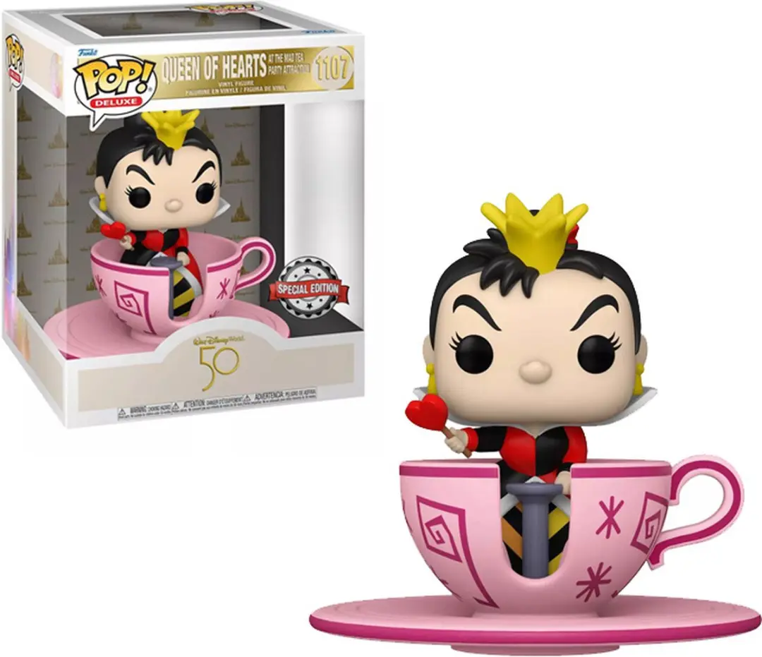 Funko Pop! Deluxe Queen of Hearts Mad Tea Party Attractie
