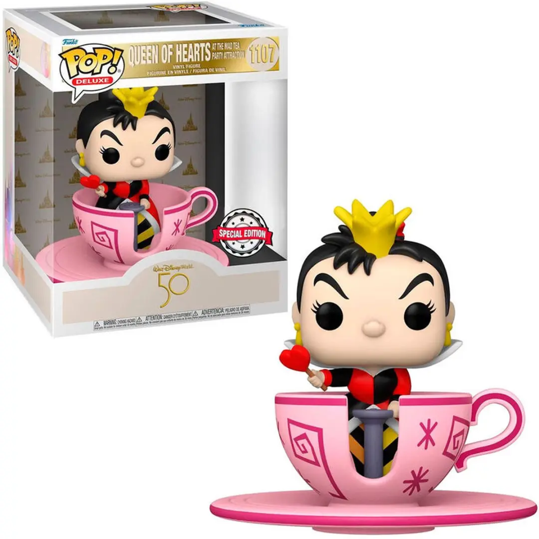 Funko Pop! Deluxe Queen of Hearts Mad Tea Party Attractie