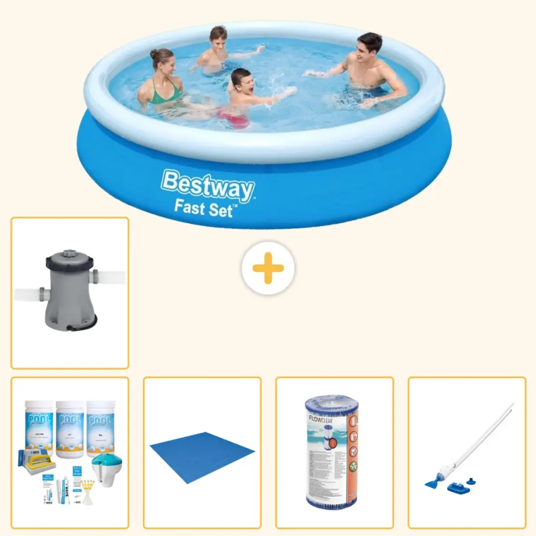 Bestway Fast Set Rond Zwembad 366x76cm