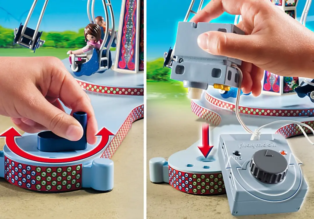 Playmobil Zweefmolen 5548 - 3x AA - afbeelding 2 van 6