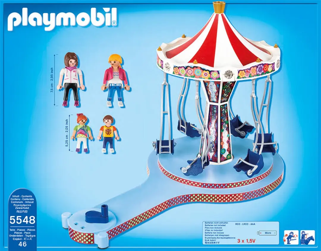 Playmobil Zweefmolen 5548 - 3x AA - afbeelding 5 van 6