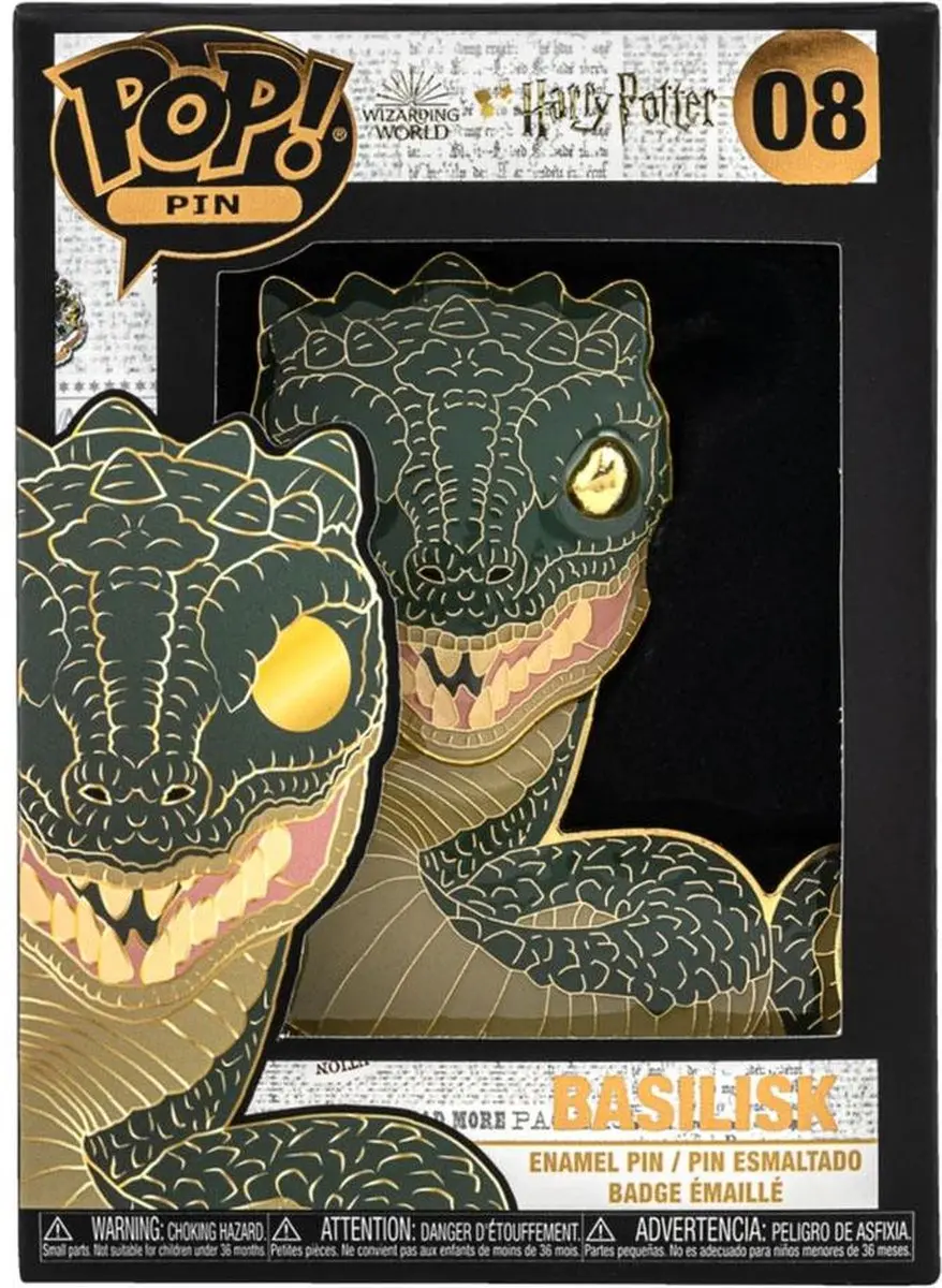 Funko POP! Pin Harry Potter Basilisk - 10cm - Multicolor