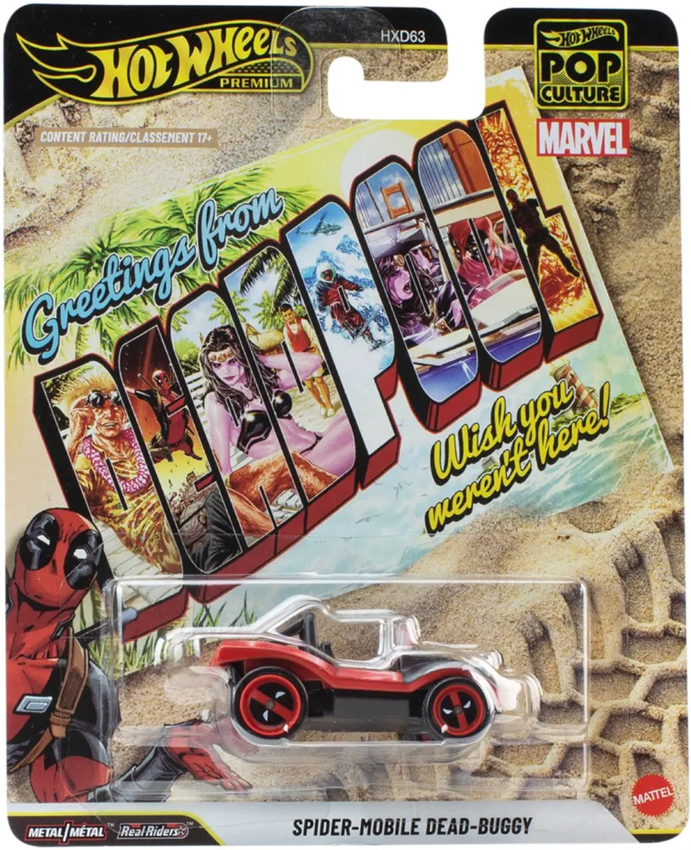 Hot Wheels Deadpool Spider-Mobile Dead Buggy JHX06