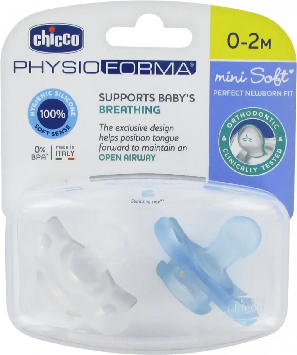 Chicco Physio Soft Fopspenen 0-3m