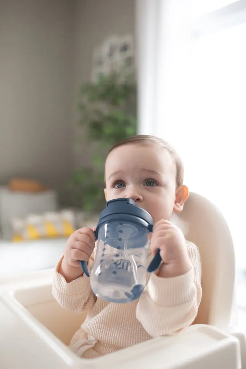Dr. Brown's Baby Rietjesbeker 270ml - Donkerblauw