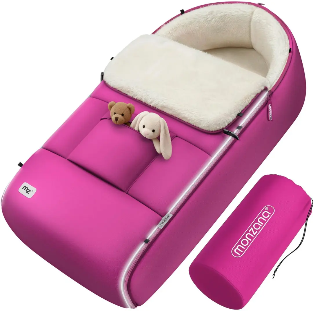 Monzana Baby Voetenzak Roze