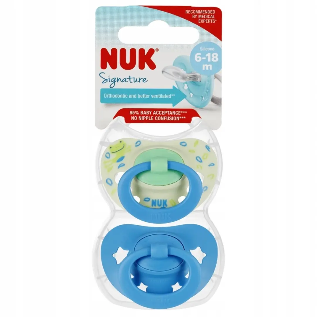 NUK Signature Siliconen Speen 6-18m
