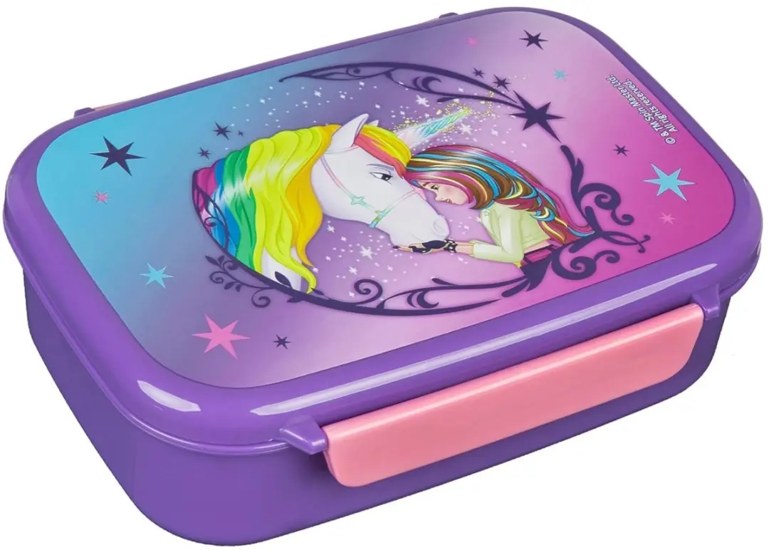 Unicorn Academy Lunchset - Paars