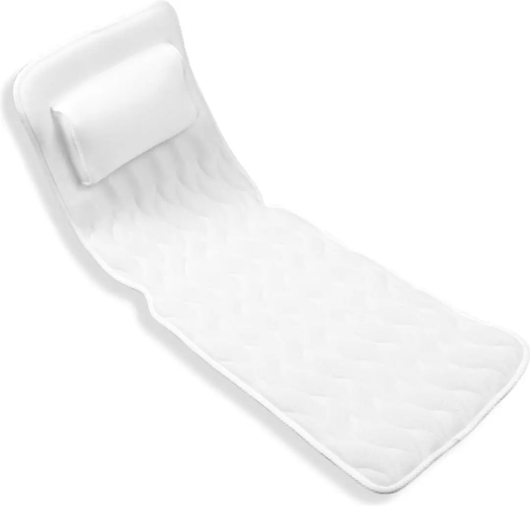 EarKings Badkussen Deluxe 126x44x8cm - Wit
