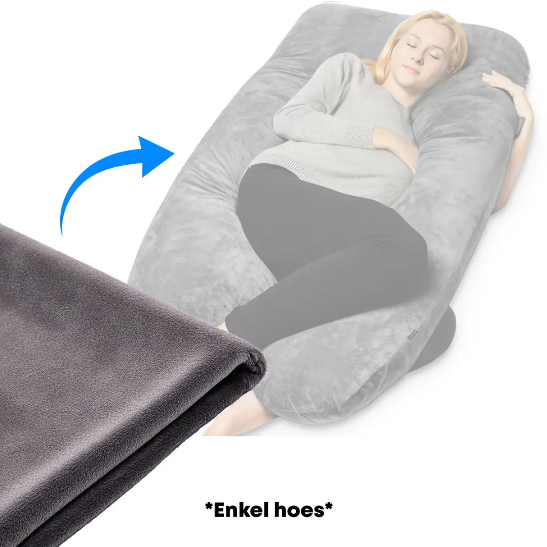 EarKings Hoes voor Zwangerschapskussen U-vorm 140x80cm
