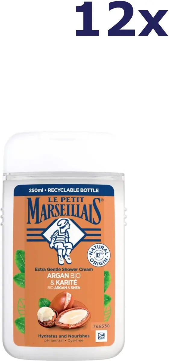 Le Petit Marseillais Bio Argan & Karité Douchegel 250ml