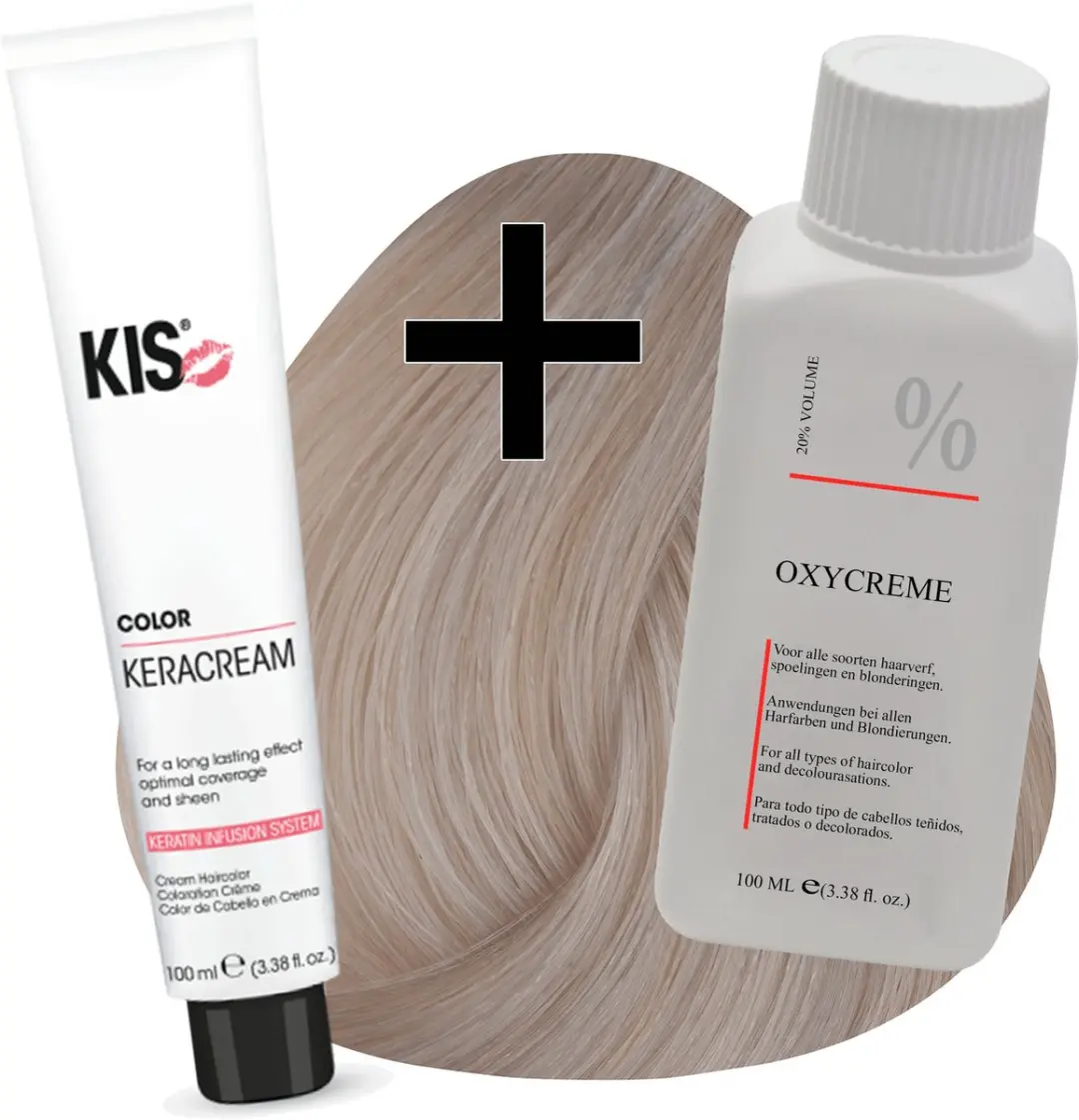 KIS Haarverfset 12PA Ultralicht Parel As 100ml