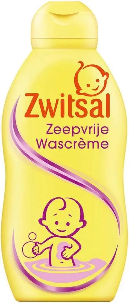 Zwitsal Zeepvrije Wascreme 600ml - Voordeelpack 3x200ml