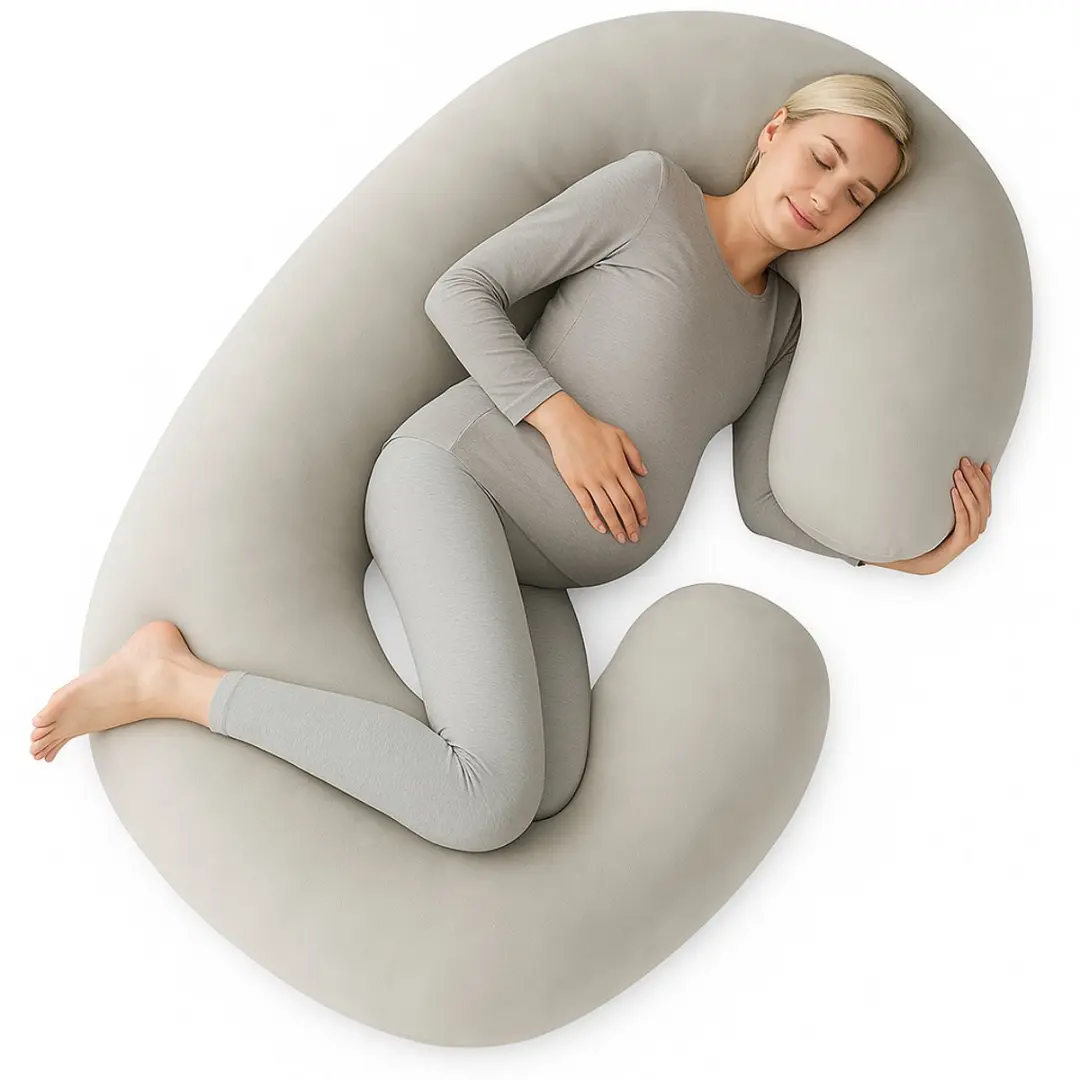 EarKings Zwangerschapskussen C-vorm 140x70cm