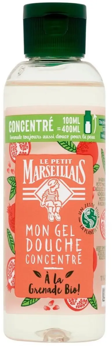 Le Petit Marseillais Douchegel Geconcentreerd Granaatappel Bio 100ml