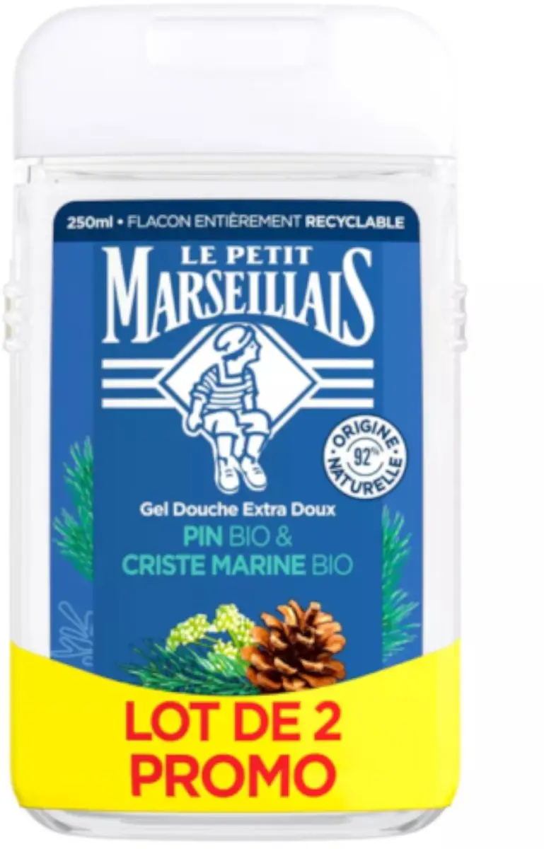 Le Petit Marseillais Douchegel Pijnboom & Zeewier 250ml
