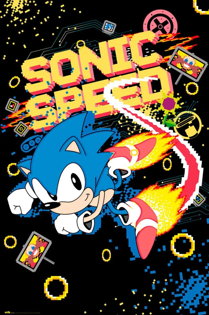 Sonic Poster Speed 61x91,5cm