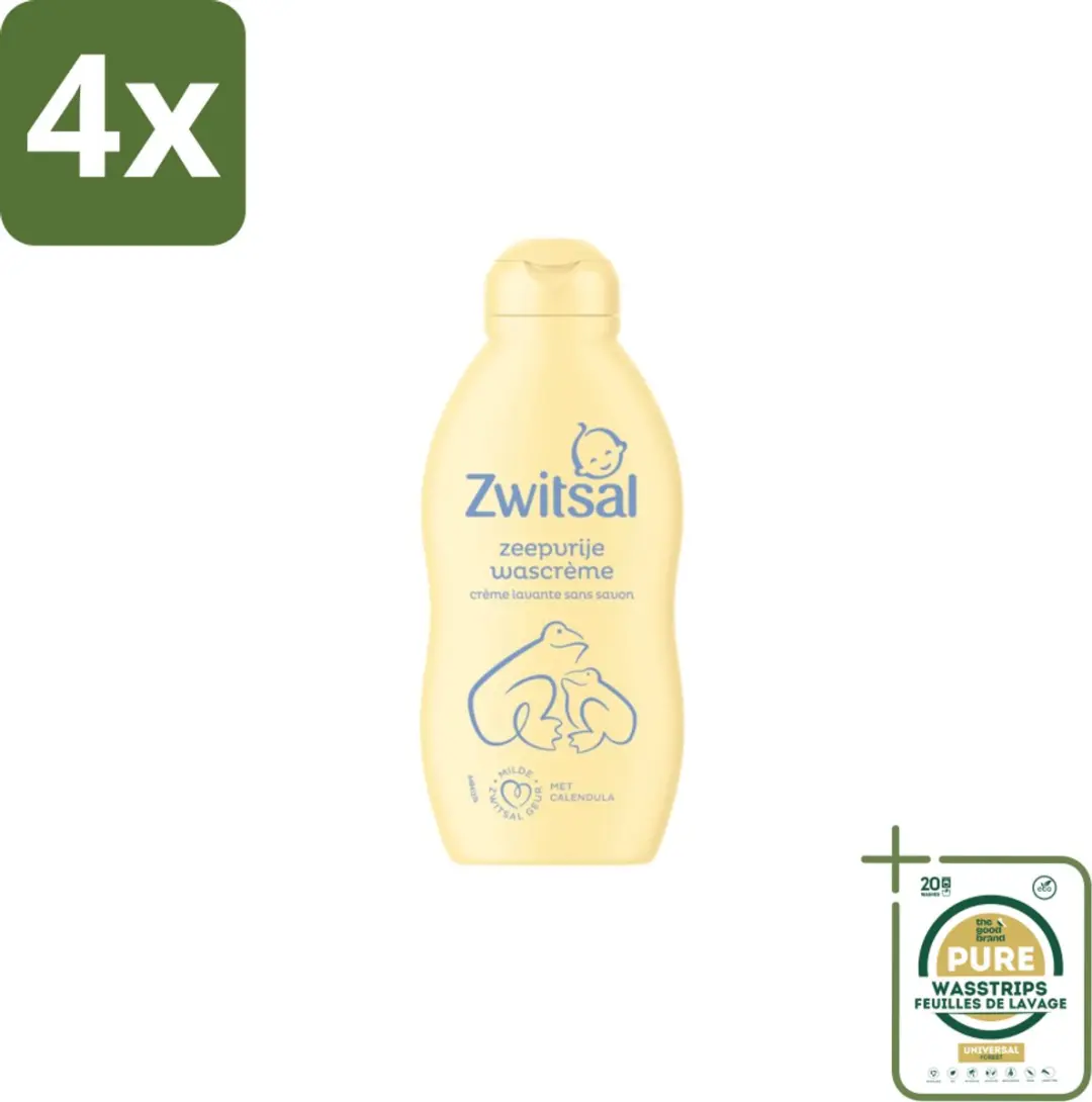 Zwitsal Calendula Zeepvrije Wascrème 200ml