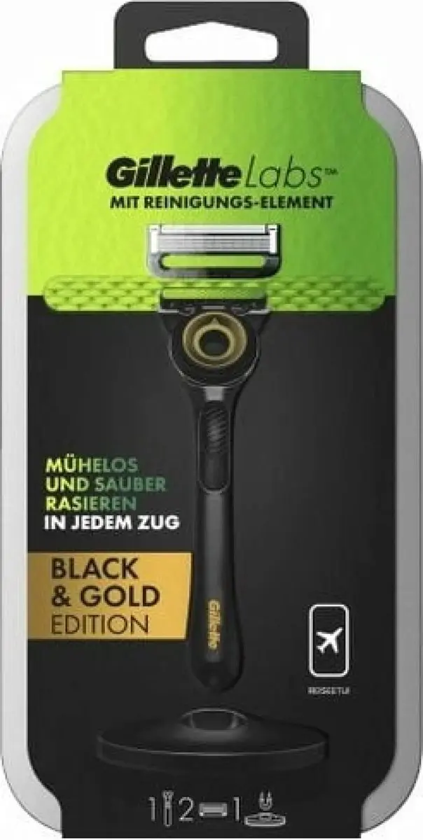 Gillette Labs Scheerapparaat - 5 Mesjes - Zwart/Groen