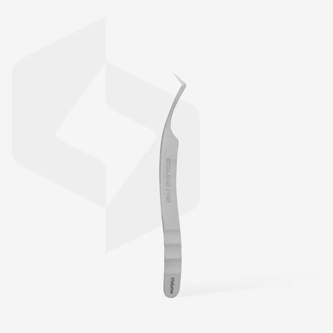 STALEKS TE-41/2 Pincet Wimperextensions - Zilver