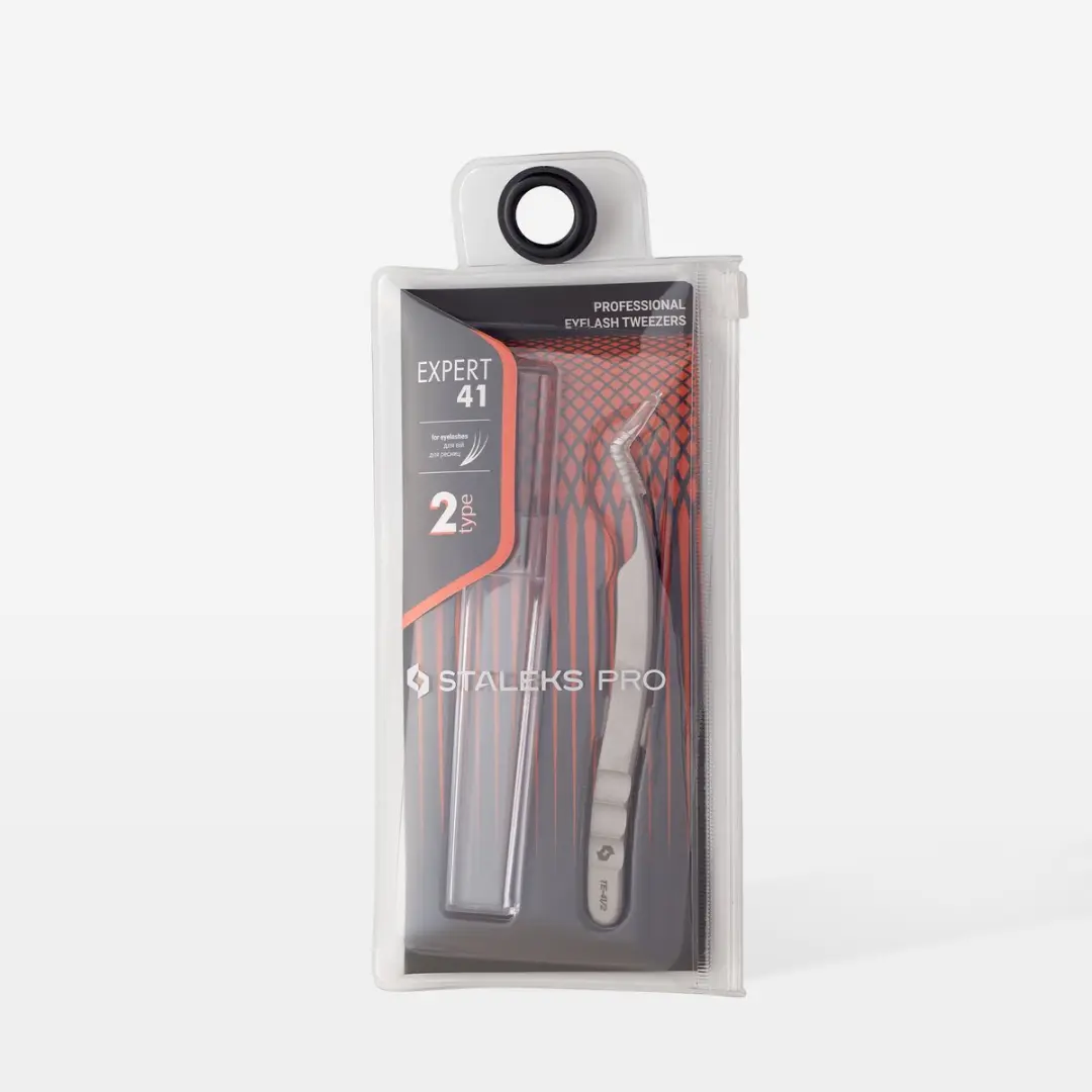 STALEKS TE-41/2 Pincet Wimperextensions - Zilver