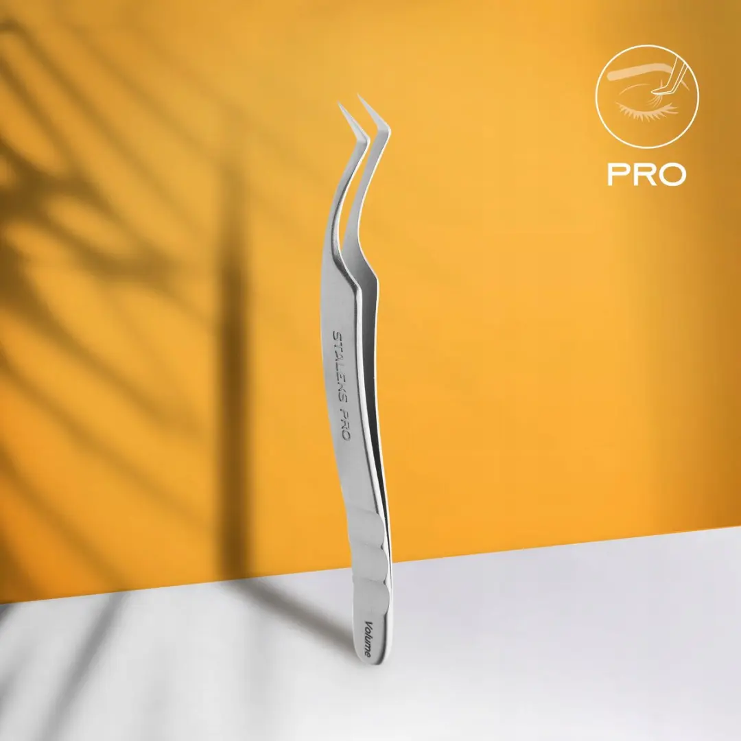 STALEKS TE-41/2 Pincet Wimperextensions - Zilver