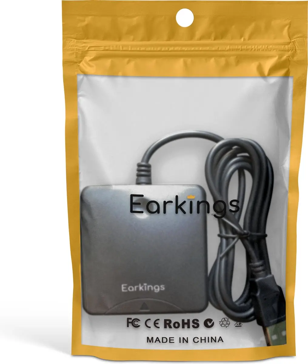 EarKings eID Kaartlezer 2022 - Wit