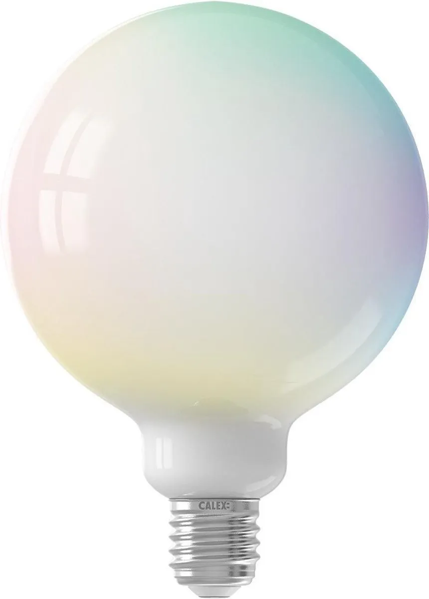Calex Slimme LED Globe E27 5,5W - Mat - RGBW - 12,5cm