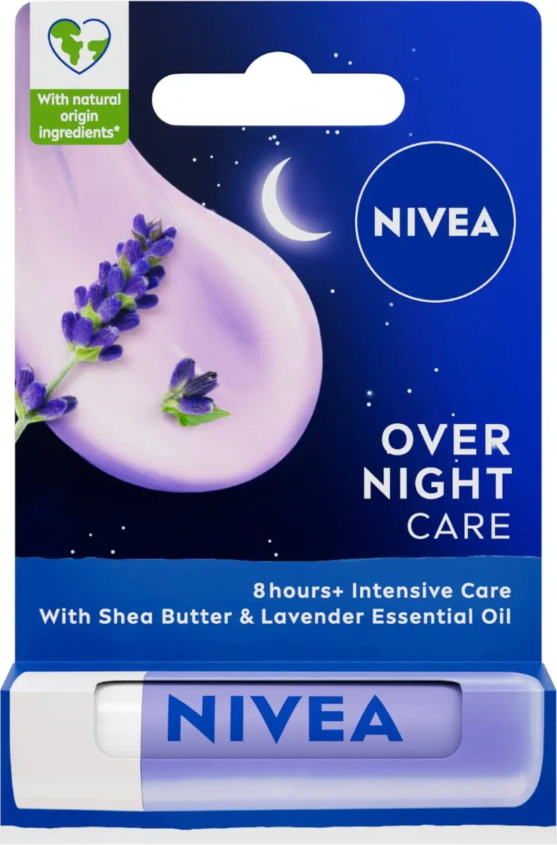NIVEA Overnight Care Voedende Lipstick Lavendel - 4.8 g