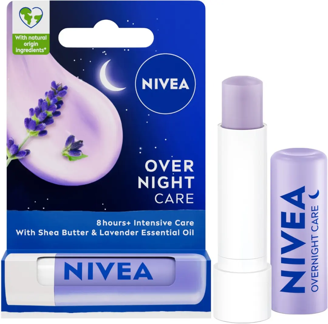 NIVEA Overnight Care Voedende Lipstick Lavendel