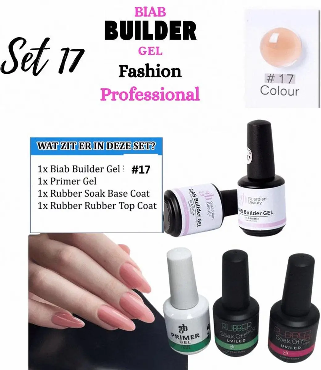 Guardian Beauty BIAB Builder Gel Set #017