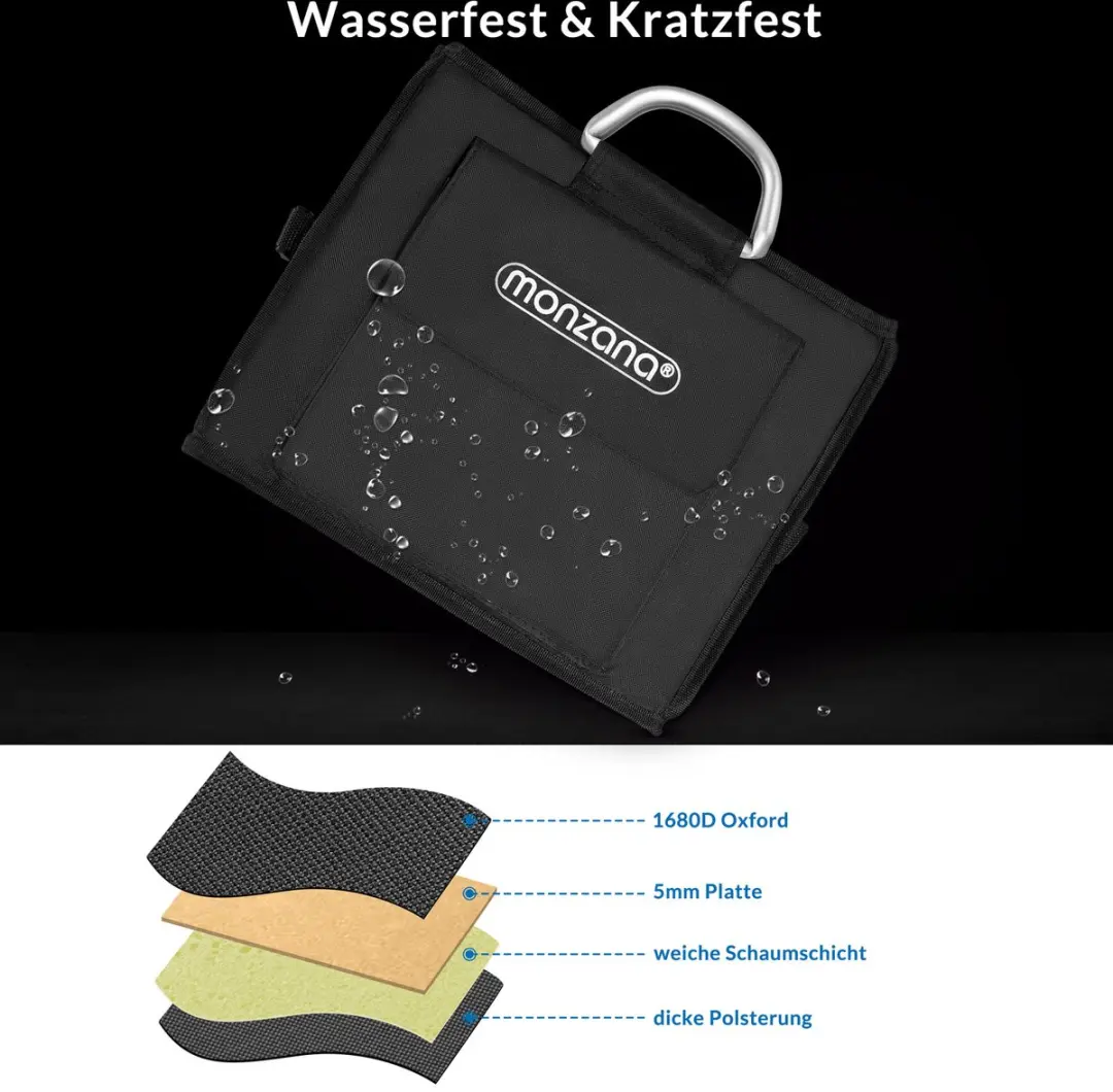 Monzana Kofferbak Organizer 68L - Zwart