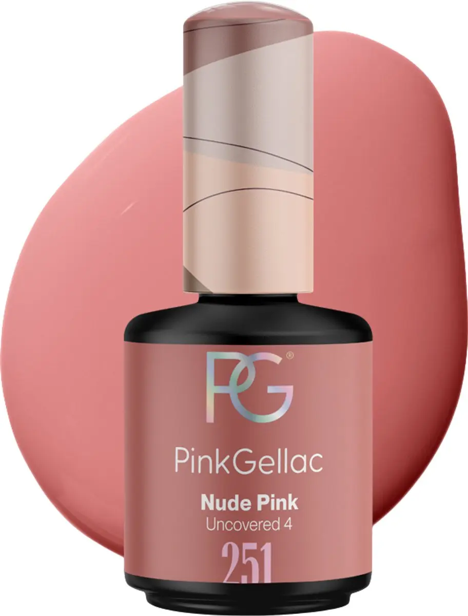 Pink Gellac Gellak Starterspakket Naturel - Peel Base & Nude Pink 60ml - LED UV Nagellamp