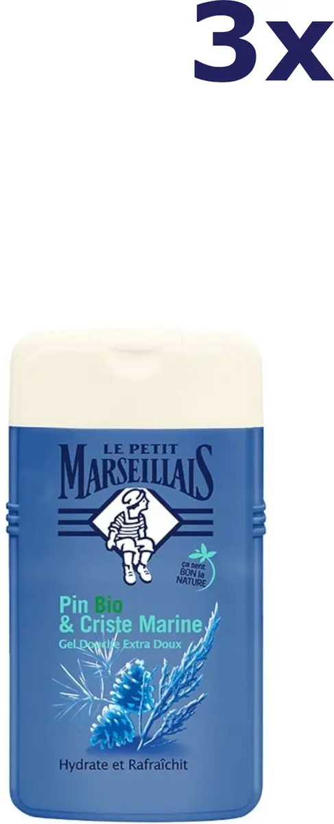 Le Petit Marseillais Douchegel Pin & Criste Marine BIO 250ml