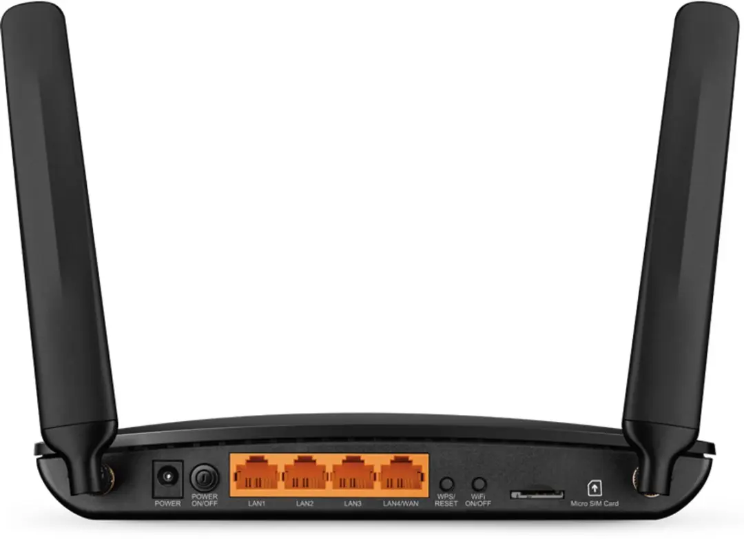 TP-Link TL-MR6400 4G Router - Fast Ethernet - 4 Poorten - Zwart