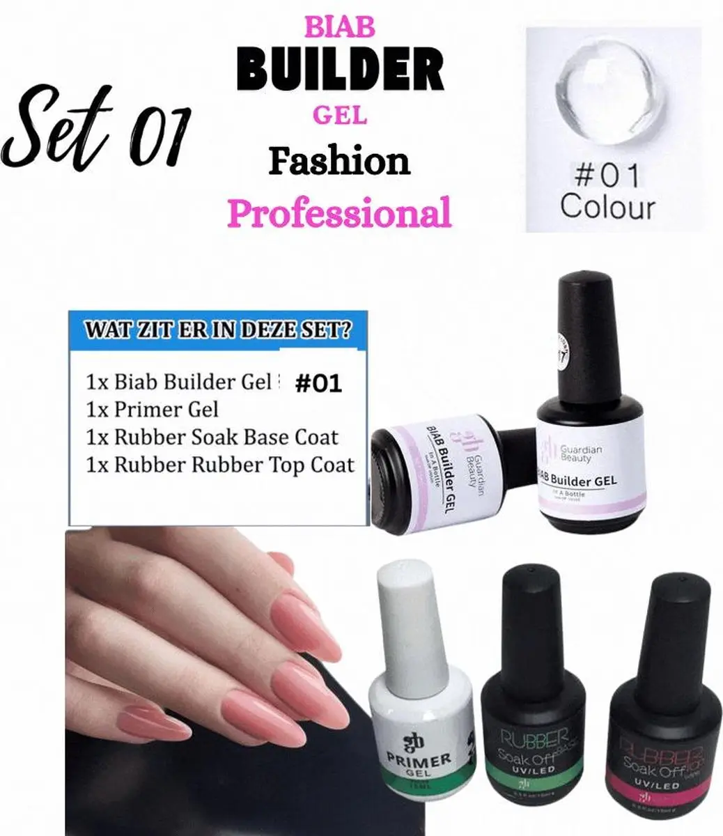 Guardian Beauty BIAB Builder Gel Set Aphrodite #1