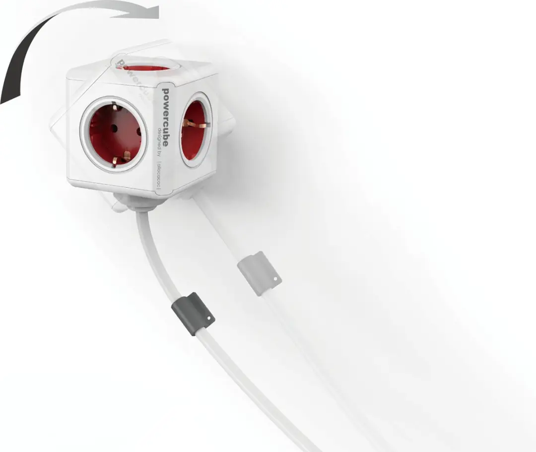Allocacoc Docks 3x EU - Wit