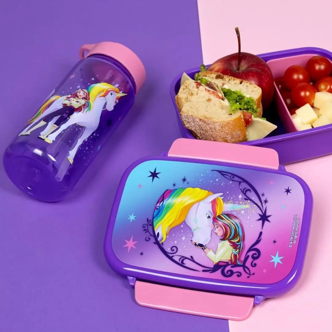 Unicorn Academy Lunchbox - Paars