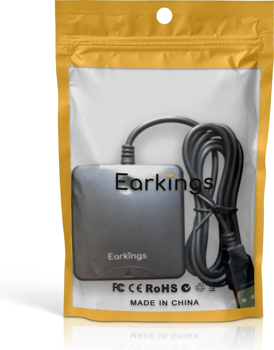 EarKings eID Kaartlezer - Zwart