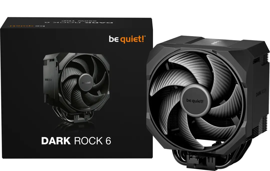 be quiet! Dark Rock 6 BK046 CPU Koeler - 220W - Zwart