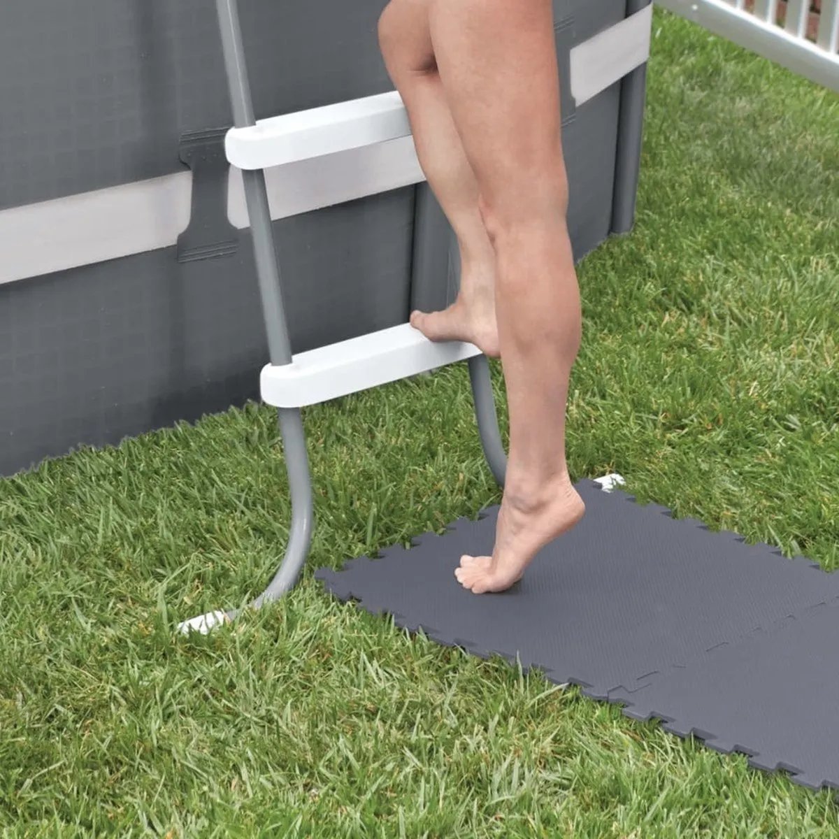 Intex 29084 Zwembadtegels - 48 Stuks - 12m² - Grijs